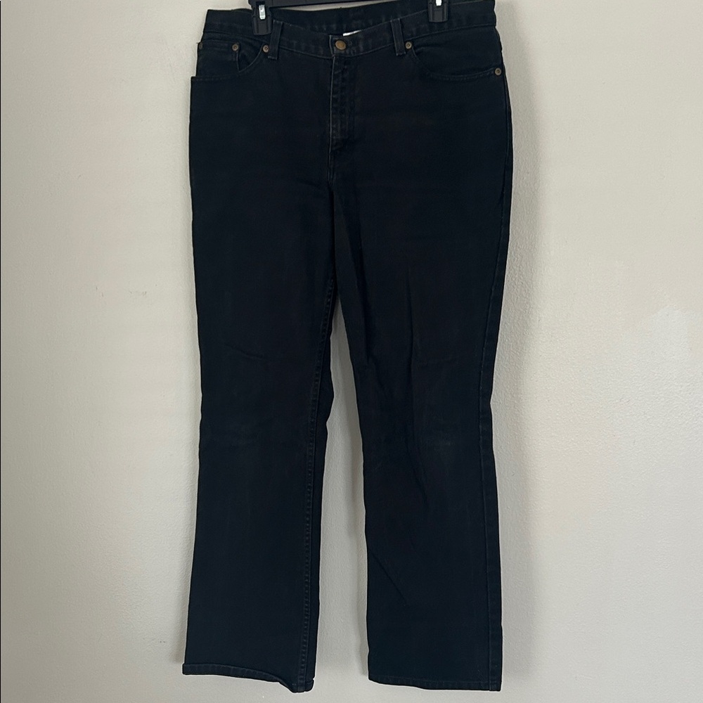Jeanology Black Straight leg Women's Jeans Size 14